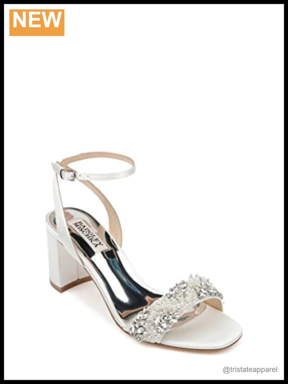 Block Heel Sandals with Leather Lining, Buckle Ankle Strap, Open Toe